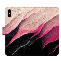 iSaprio flip pouzdro BlackPink Marble pro iPhone X/XS