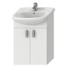 Koupelnová skříňka s umyvadlem Jika Lyra Plus 65x31x75 cm bílá H4519614323001