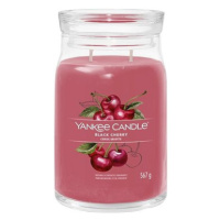 YANKEE CANDLE Signature sklo 2 knoty Black Cherry 567 g