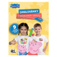 Omalovánky s nažehlovacími obrázky Prasátko Peppa