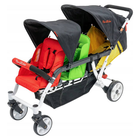 Sportovní kočárek do jeslí Lidoo Ergondrive 3místný Familidoo