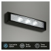 BRILONER LED Lero Indoor 16 cm 3x0,06W 5lm černá BRI 2689-035