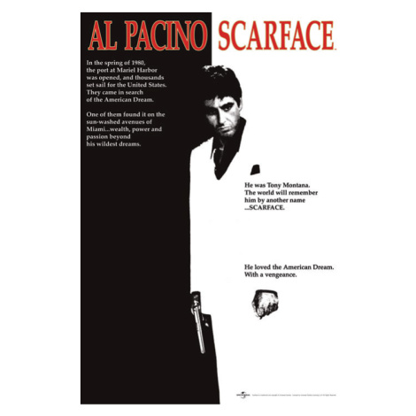 Plakát, Obraz - Scarface - movie, 61 × 91.5 cm Pyramid