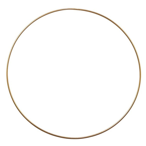 LUNA Dekorační kruh 30 cm - zlatá