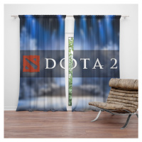 Sablio Závěs DOTA 2 Modrá: 2ks 140x250cm