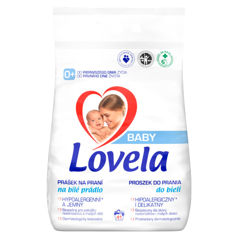 LOVELA Baby Prášek na praní na bílé prádlo 41pracích dávek, 4.1 kg LOVELA Terezín