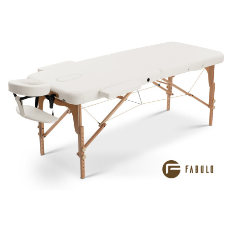 Fabulo, USA Dřevěný masážní stůl Fabulo UNO Set (186x71cm, 9 barev) Barva: bílá