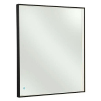 German Nástěnné LED zrcadlo / 50 x 80 cm / 31 W / 3100 lm / neutrální bílá / sklo / hliník / čer