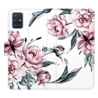 iSaprio flip pouzdro Pink Flowers pro Samsung Galaxy A51