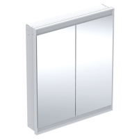 Geberit ONE - Zrcadlová skříňka s LED osvětlením, 750x900x150 mm, 2 dvířka, vestavná, bílá 505.8