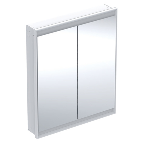 Geberit ONE - Zrcadlová skříňka s LED osvětlením, 750x900x150 mm, 2 dvířka, vestavná, bílá 505.8