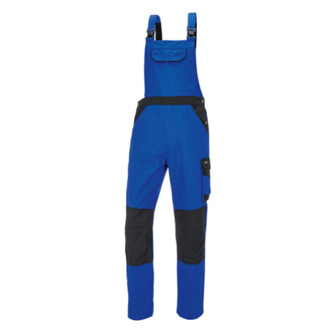PARKSIDE® Pánské zateplené pracovní kalhoty s laclem (58, modrá/černá)