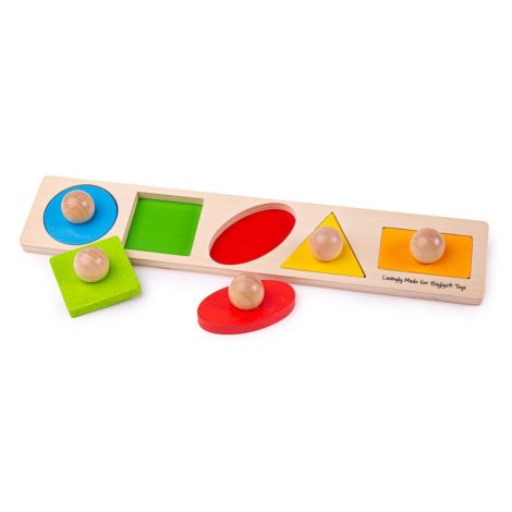 Bigjigs Toys - Vkládací puzzle tvary