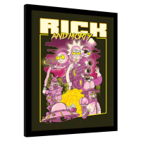 Obraz na zeď - Rick and Morty – 80s Action Movie, 34.3 × 44.5 cm