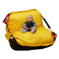 BEANBAG Sedací vak 189x140 duo brown - yellow