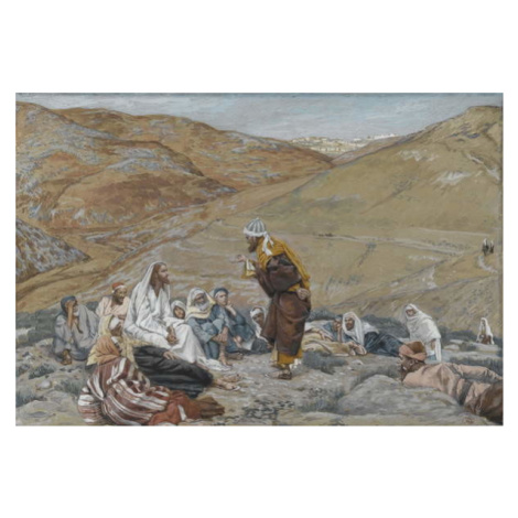 James Jacques Joseph Tissot - Obrazová reprodukce The Scribe Stood to Tempt Jesus, (40 x 26.7 cm