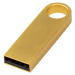 EX Kovový Mini USB flash disk 16 GB, 4x1,2x0,5 cm - více barev Barva kovu: Zlatá