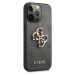 Zadní kryt Guess Big 4G Metal Logo Case pro Apple iPhone 13 Pro Max, šedá