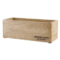 STANDARD SUPPLY Dřevěná bedýnka 28 cm