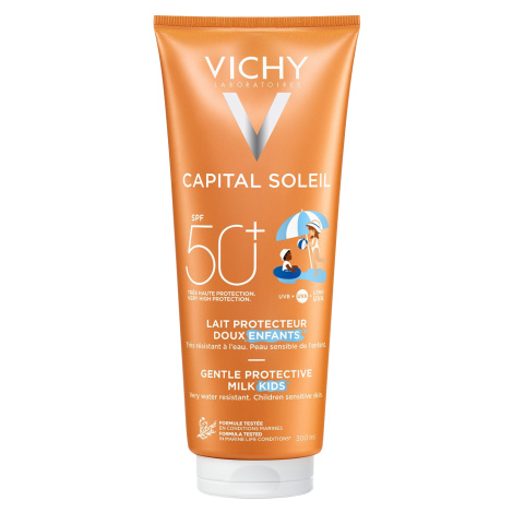 Vichy Capital Soleil Ochranné mléko pro děti na obličej a tělo SPF 50 300 ml