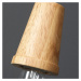 TooLight Závěsná lampa La Belle XXIV černá/bambus