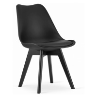 Jídelní židle MARK - černá (černé nohy)