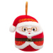 Textilní vánoční ozdoba ø 10 cm Santa Nick – SQUISHMALLOWS