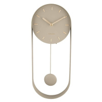Designové kyvadlové nástěnné hodiny KA5822OG Karlsson 50cm