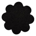 Vopi Kusový koberec Eton černý květina
