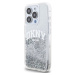 DKNY Liquid Glitter Arch Logo kryt iPhone 14 Pro Max čirý