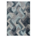 Flair Rugs koberce Kusový koberec Hand Carved Aurora Denim Blue - 200x290 cm