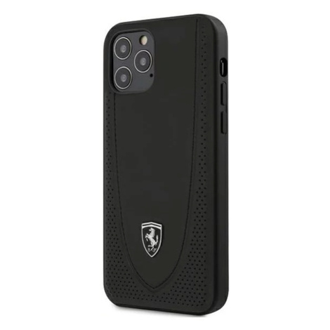 Kryt Ferrari iPhone 12/12 Pro 6,1" black hardcase Off Track Perforated (3700740479247) G3FERRARI