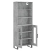 vidaXL Skříň highboard betonově šedá 69,5x34x180 cm kompozitní dřevo