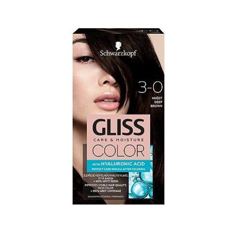 SCHWARZKOPF GLISS COLOR 3-0 Hnědý 60 ml