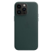 Apple kožený kryt s MagSafe na iPhone 14 Pro Max piniově zelený Piniově zelená