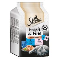 Megapack Sheba Fresh & Fine 12 x 50 g - rybí variace