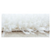 Ayyildiz koberce Kusový koberec Brilliant Shaggy 4200 Snow kruh Rozměry koberců: 120x120 (průměr