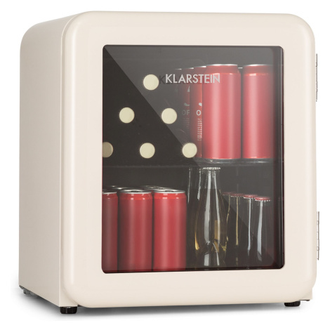 Klarstein PopLife 48, lednice na nápoje, 48 l, 0-10 °C, retro design, červená