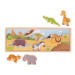 Bigjigs Toys magnetické puzzle safari