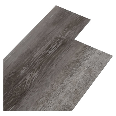 vidaXL Podlahová krytina PVC 5,02 m² 2 mm samolepicí pruhované dřevo