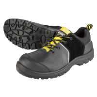 PARKSIDE® Pánská kožená bezpečnostní obuv S3 (adult, 45, černá/žlutá)