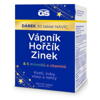 GS Vápník Hořčík Zinek tbl.130+30 dárek