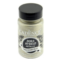 Metalická barva na všechny povrchy Cadence Dora Hybrid 90 ml - (platinum) platinová Aladine