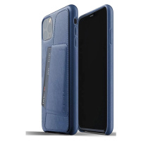 Kryt MUJJO Full Leather Wallet Case for iPhone 11 Pro Max - Monaco Blue (MUJJO-CL-004-BL)