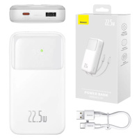 Nabíječka Powerbank Baseus Comet 20000mAh, USB do USB-C, 22.5W (white)