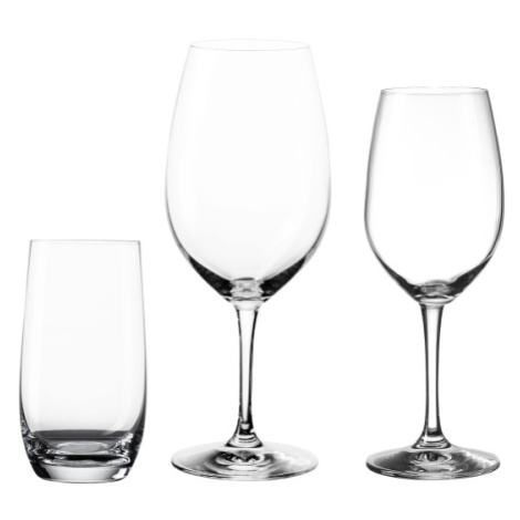 Startovací set pohárů do domácnosti 18 ks – BENU BASIC PREMIUM Glas Lunasol