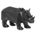 Matně černá soška PT LIVING Origami Rhino