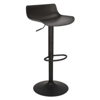 Plastová barová židle Simea černá