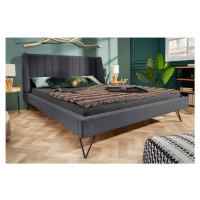 LuxD Designová postel Phoenix 160 x 200 cm antracit