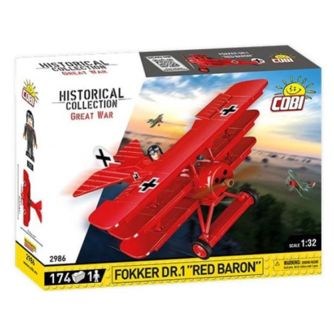 Cobi 2986 Fokker Dr. I Red Baron